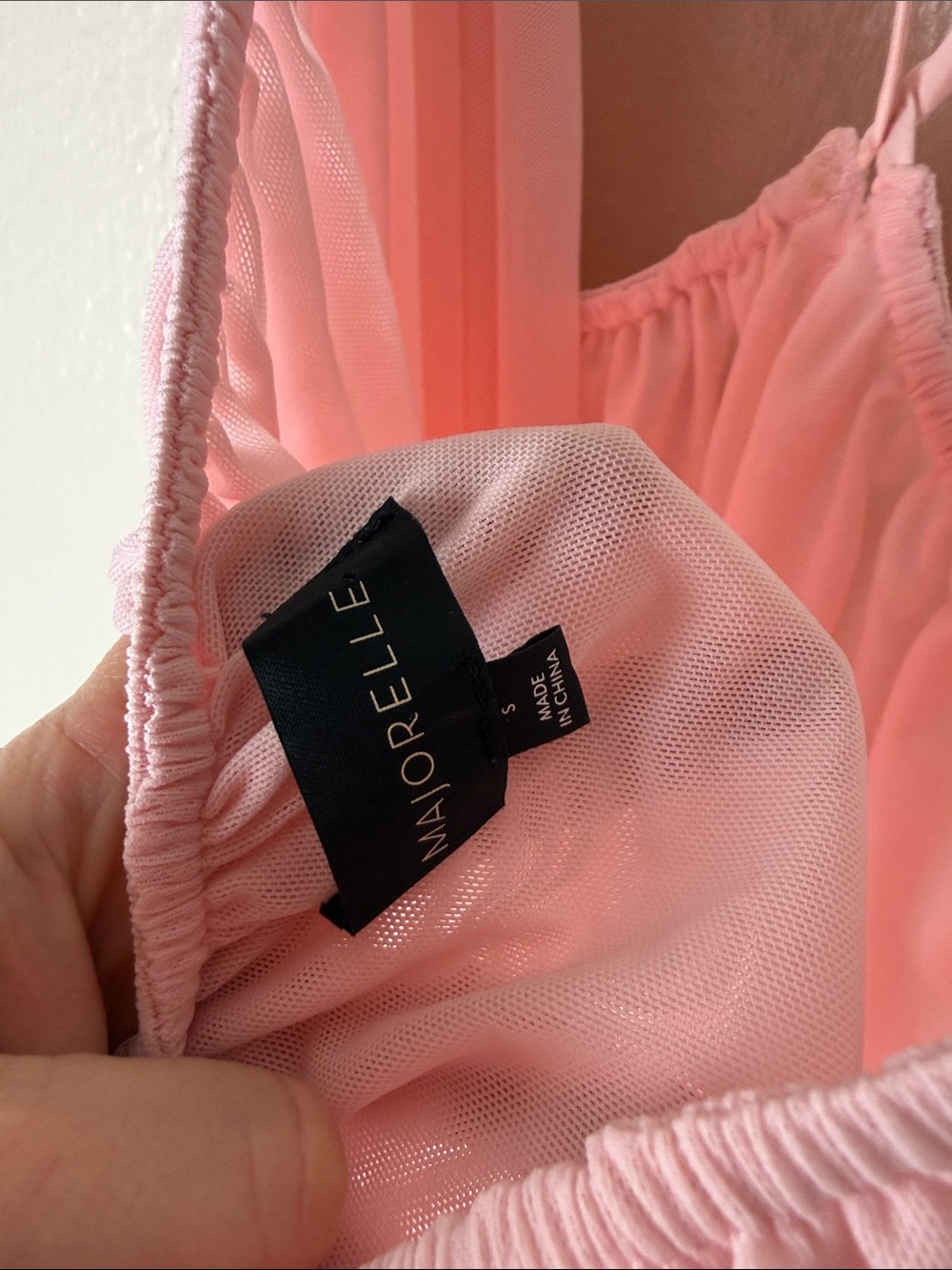 MAJORELLE Luna Dress in Light Pink - Picture 7 of 8